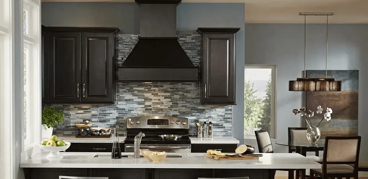 Kitchen cabinet painting and refinishing in a modern kitchen in Chattanooga, TN
